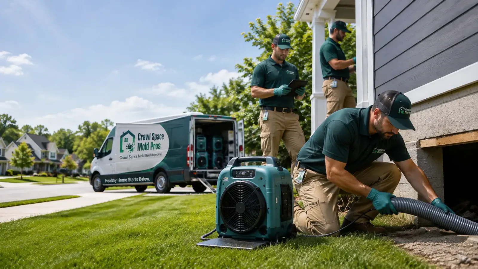 Crawl Space Mold Removal in Regan, ND